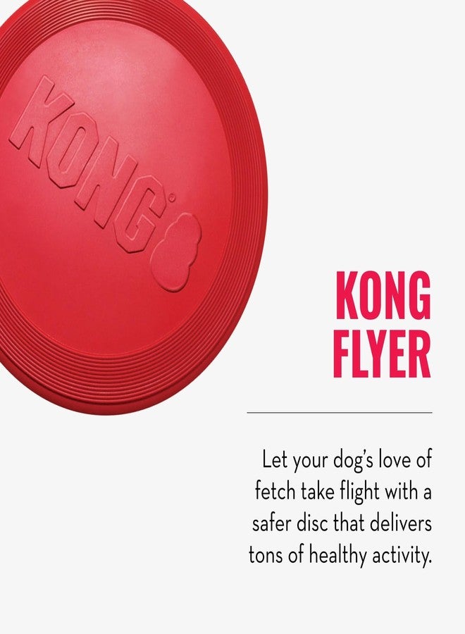 KONG Goodie Bone & Flyer - Dog Toys to Enrich Playtime - Dog Bone & Soft Throwing Disc Support Mental Engagement - Rubber Bone for Treats - Rubber Flying Disc with Dynamic Rebound - for Large Dogs - Image 3
